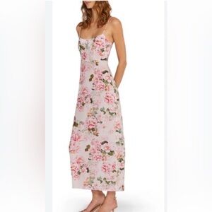 Favorite Daughter The One That Got Away Collection Midi Floral Slip Dress Sz 8